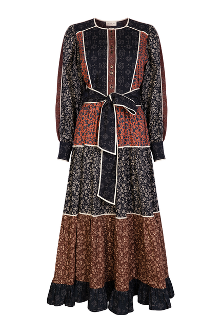 Evelyn Patchwork Dress