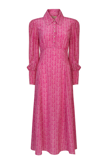 Calla Fuchsia Bow Dress
