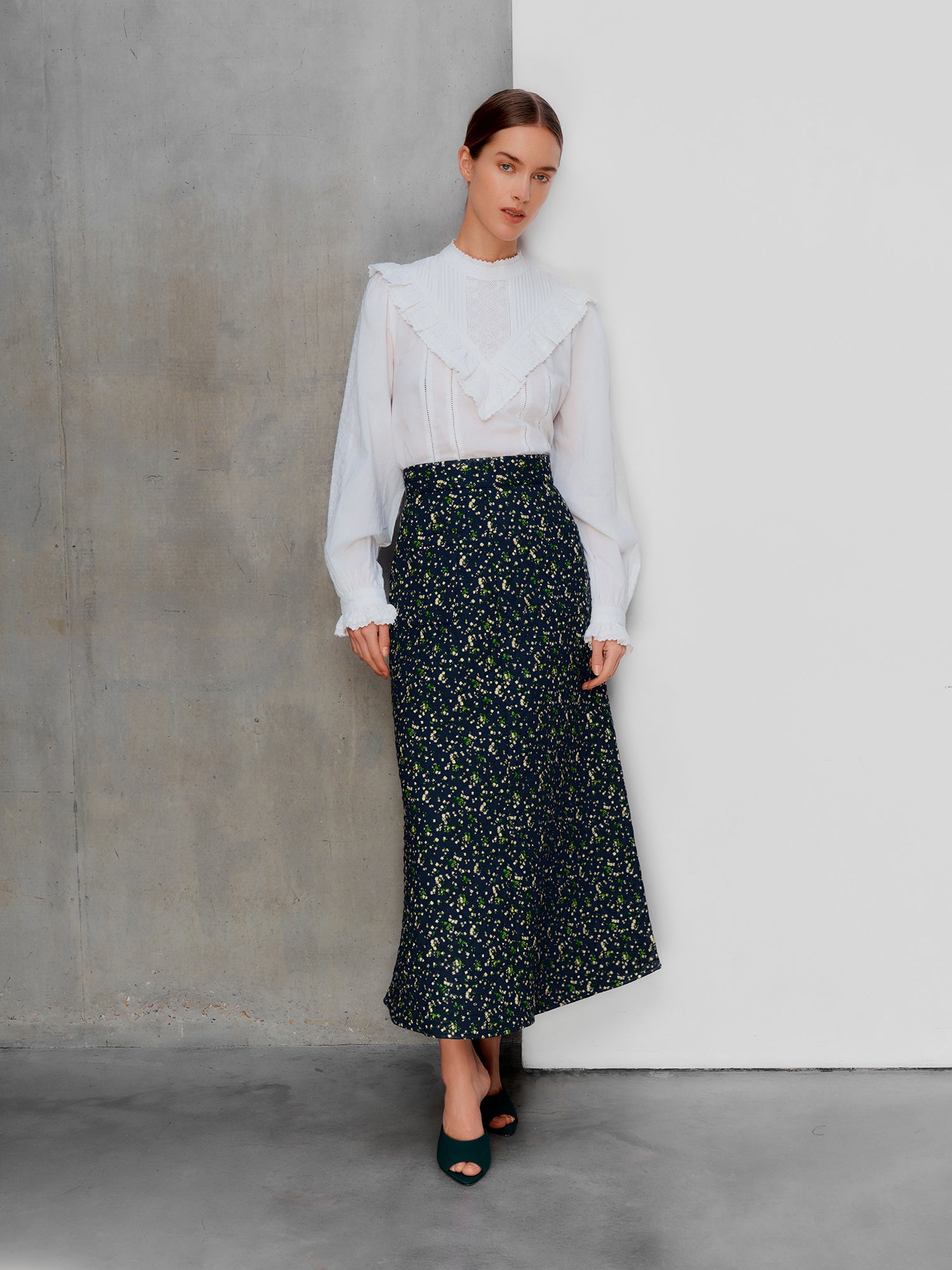 Isabella Strawberry Quilted Skirt