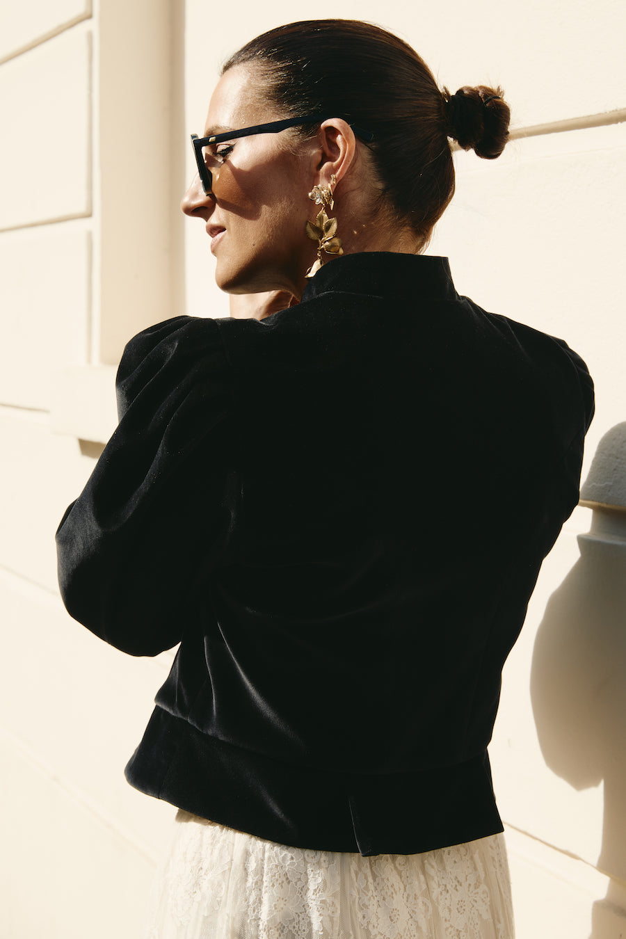 Carmen Black Velvet Jacket