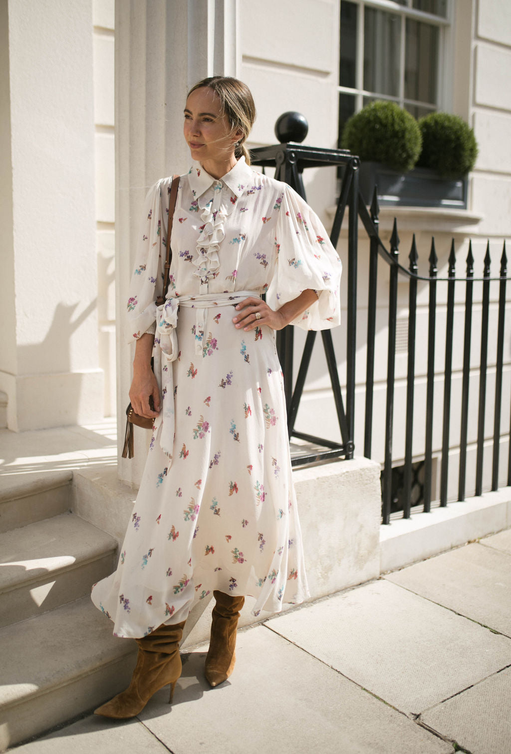 Robin Watercolour Shirt Dress