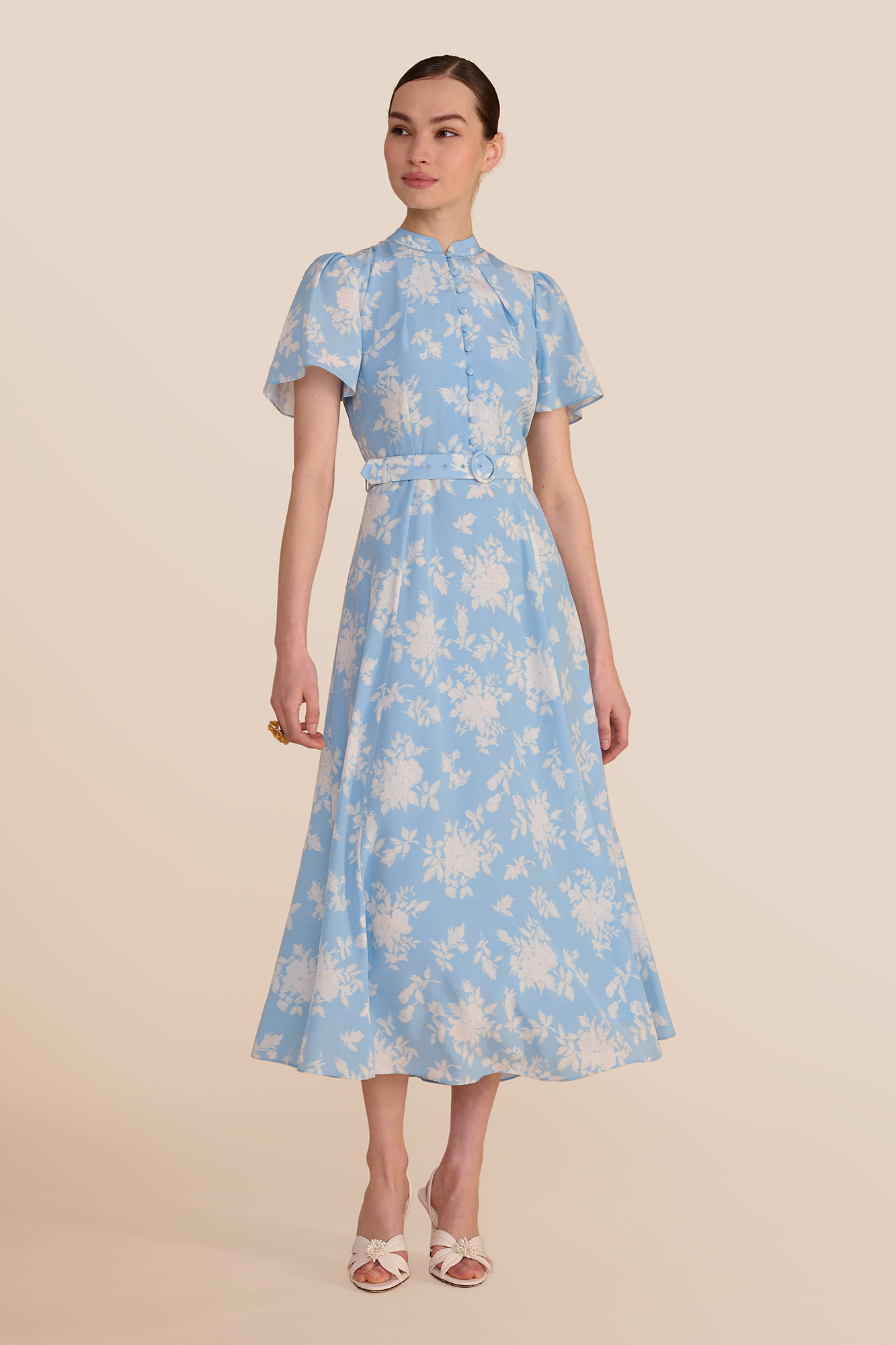 Ahana Rose Short Sleeve Dress