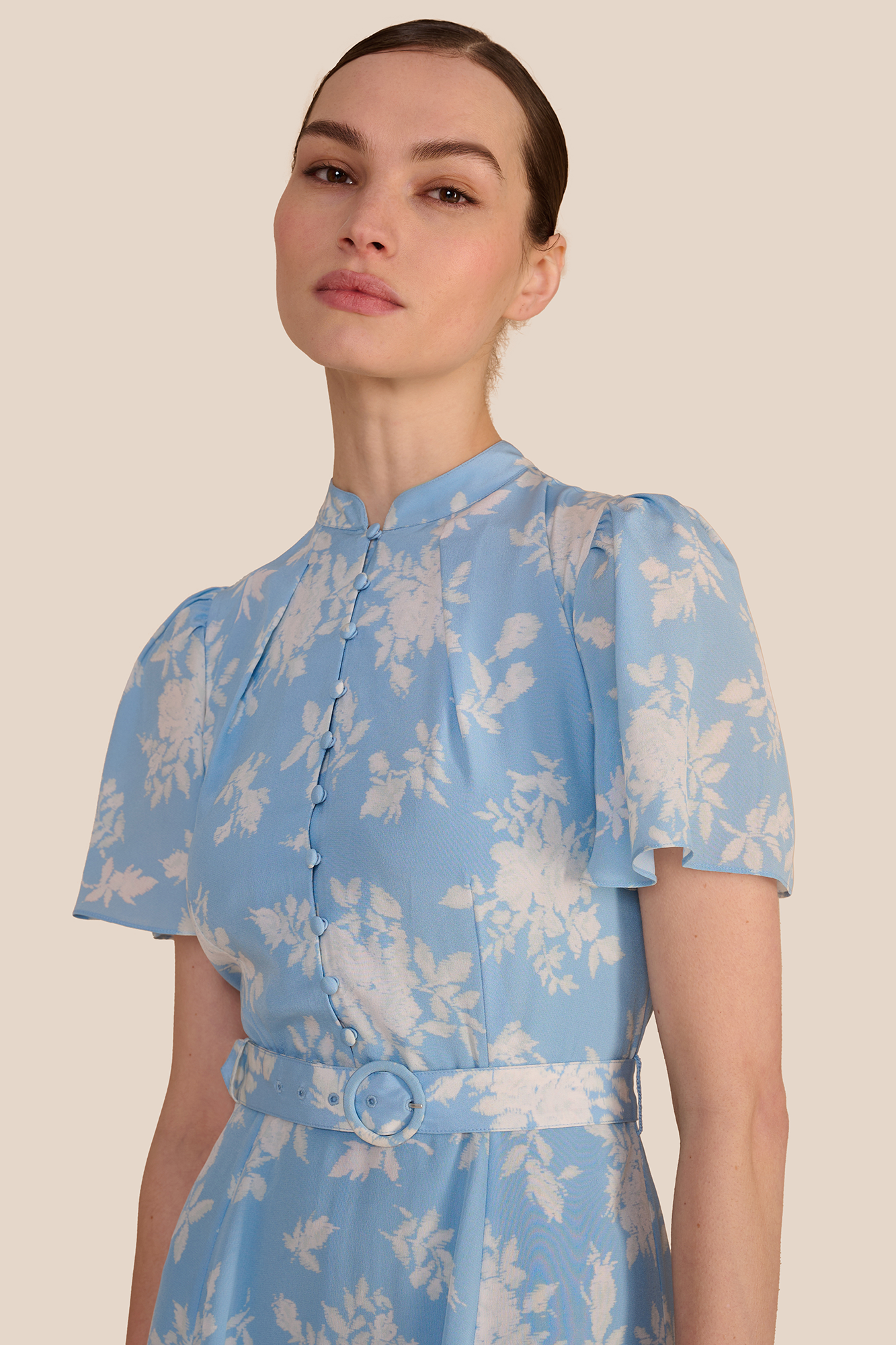 Ahana Rose Short Sleeve Dress