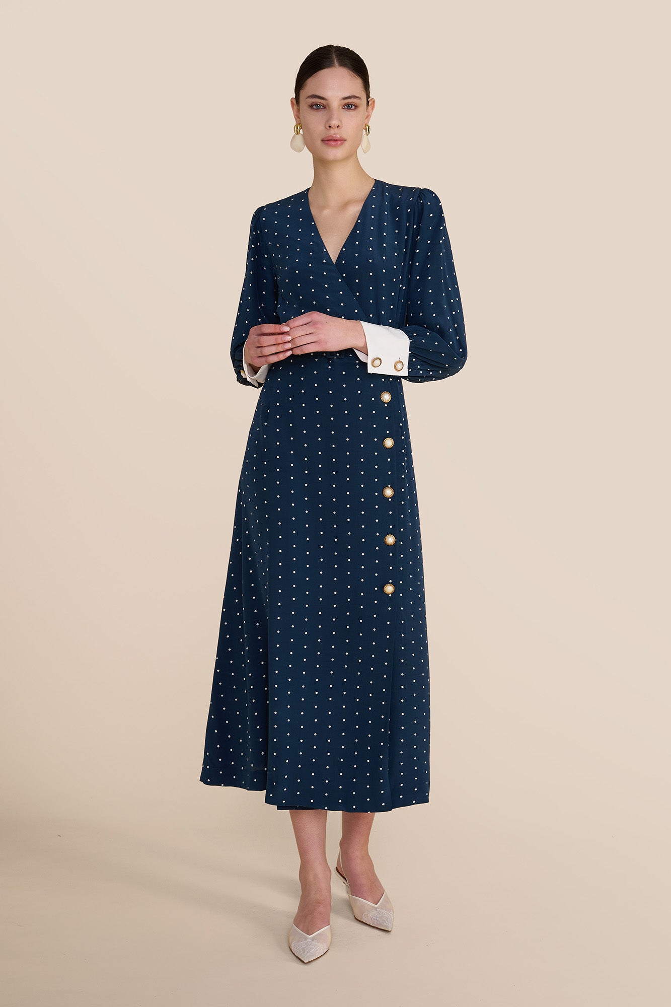 Amanda Polka Dot Dress