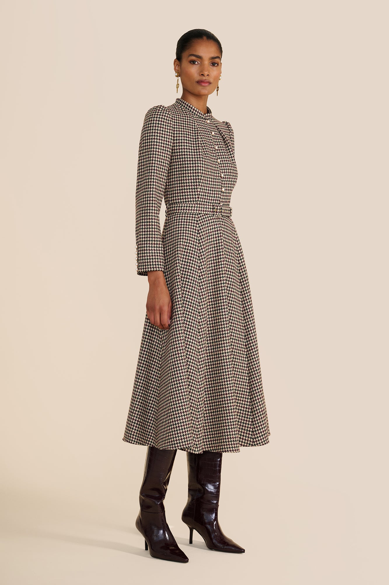 Ahana Country Check Dress