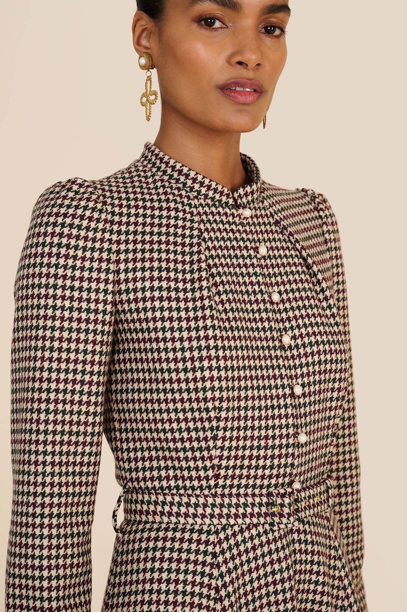 Ahana Country Check Dress