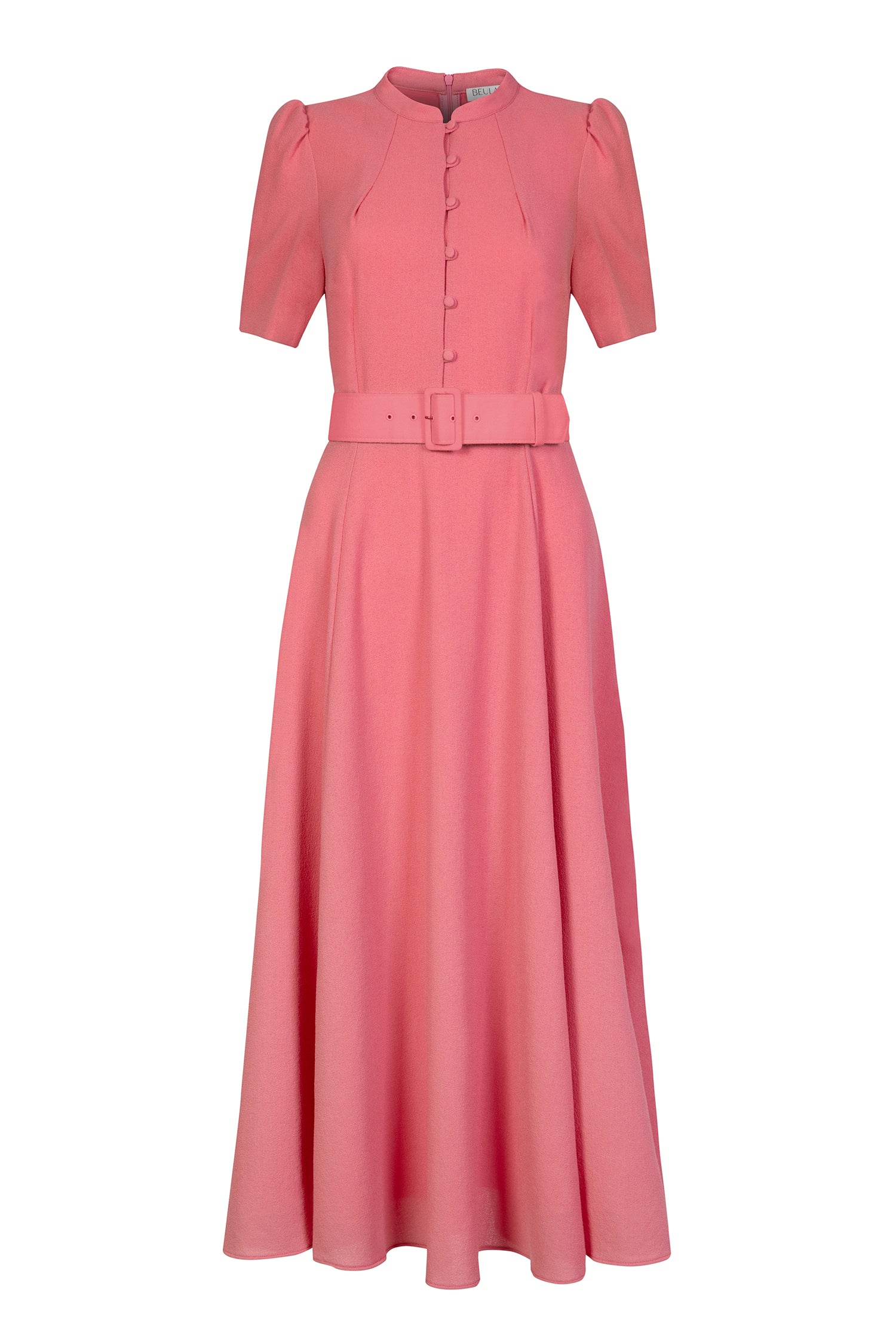 Ahana Dusty Pink Short Sleeve Dress