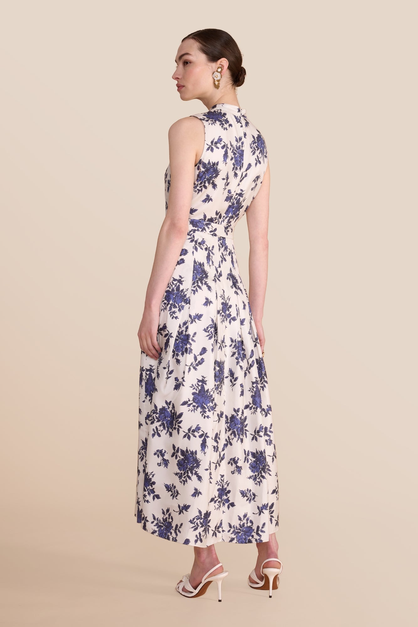 Annabel Hatched Rose Dress
