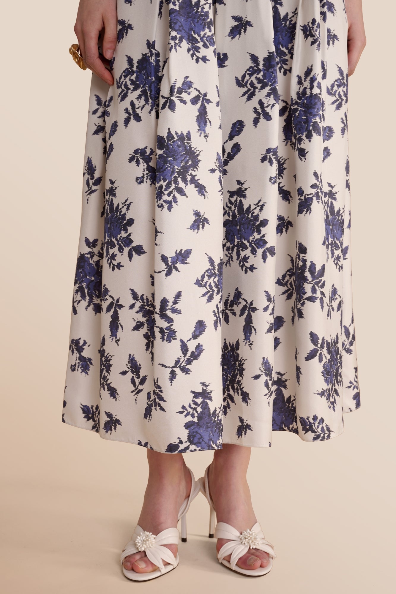Annabel Hatched Rose Dress