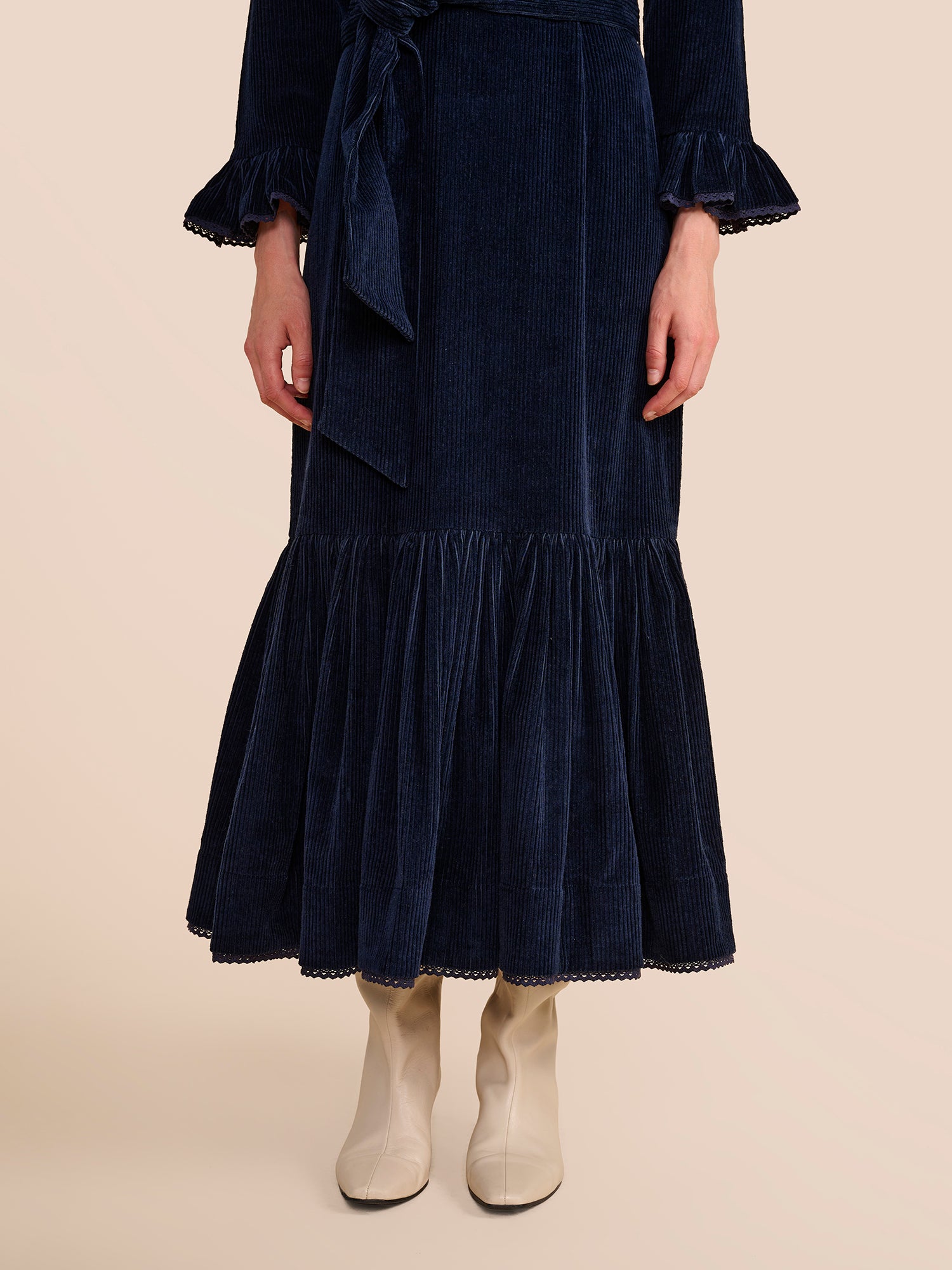 Aster Navy Dress