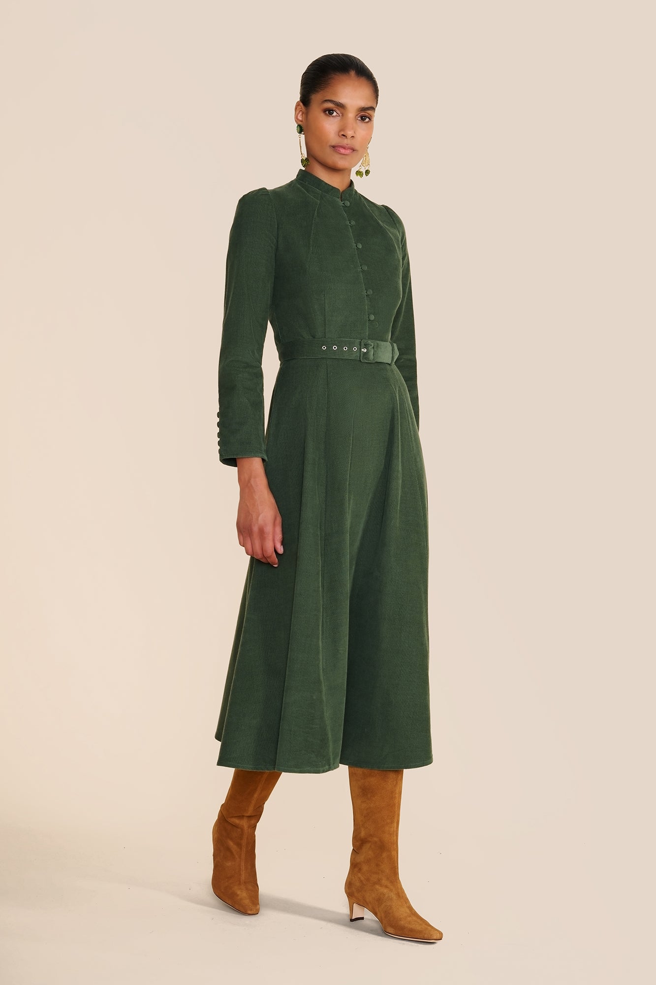 Aybra Olive Dress