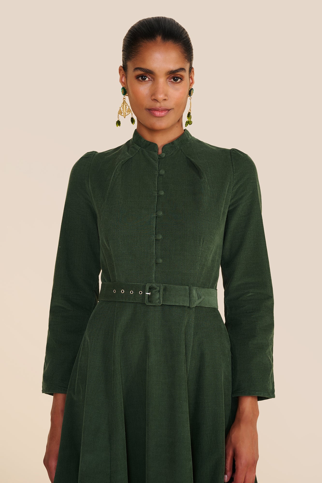 Aybra Olive Dress