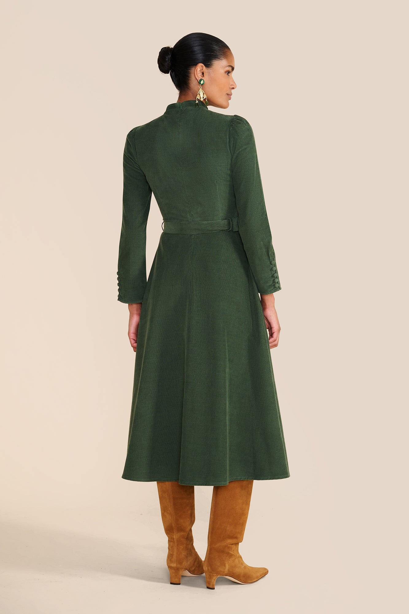 Aybra Olive Dress