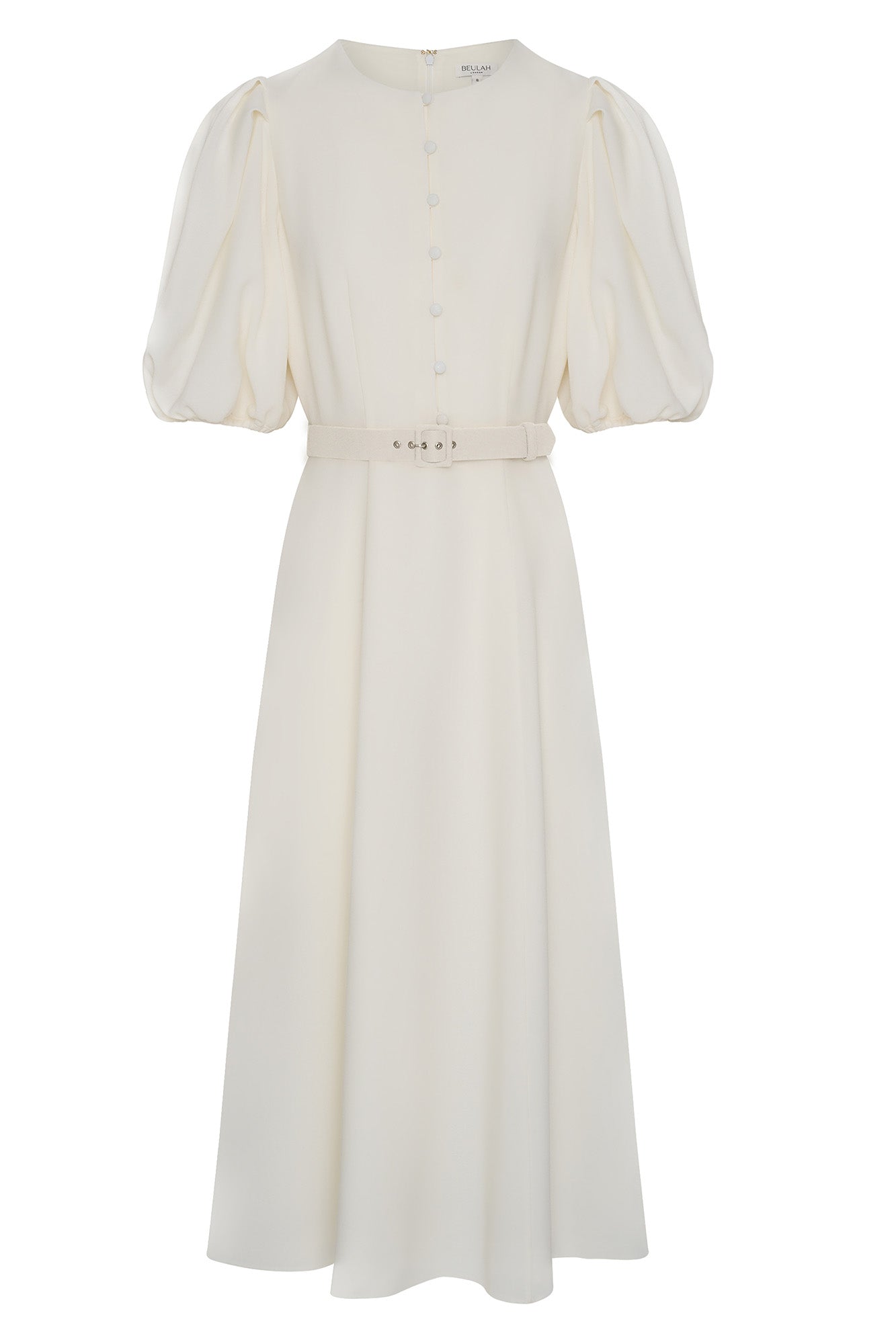 Rani Ivory Crepe Dress