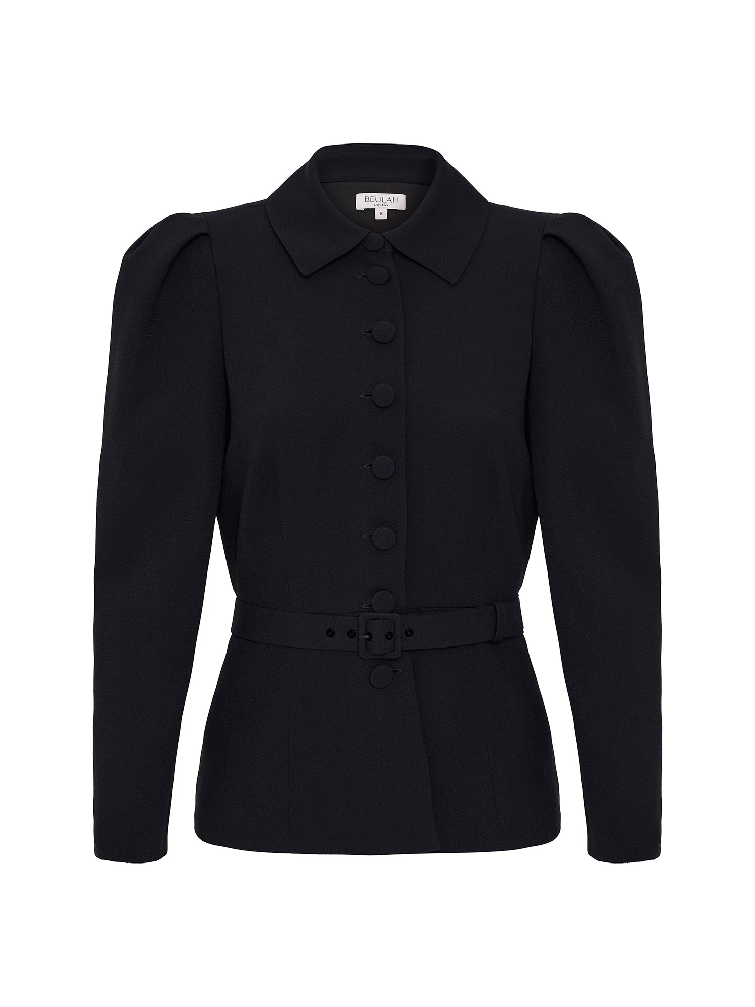 Bethany Black Long Sleeve Top