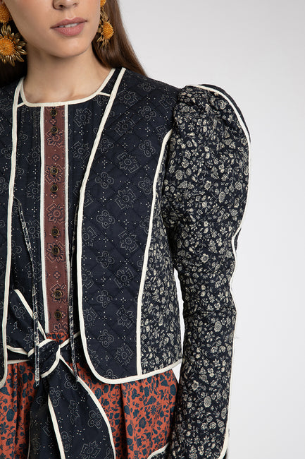 Willa Cropped Quilted Jacket