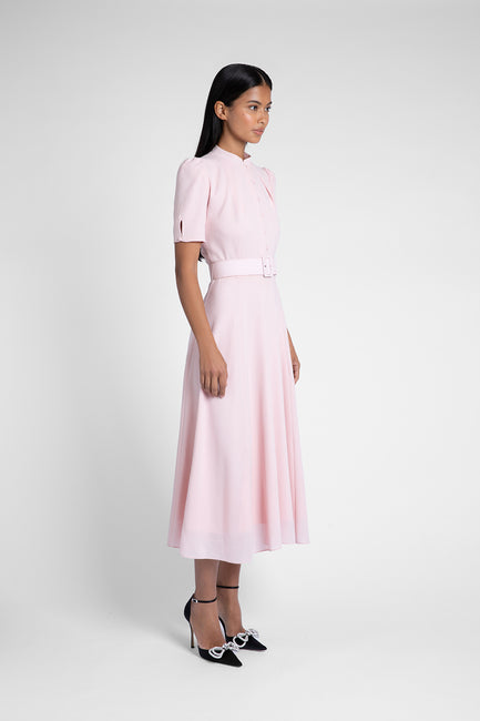 Ahana Blush Short Sleeve Dress