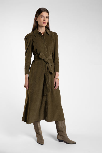 Valerie Olive Dress