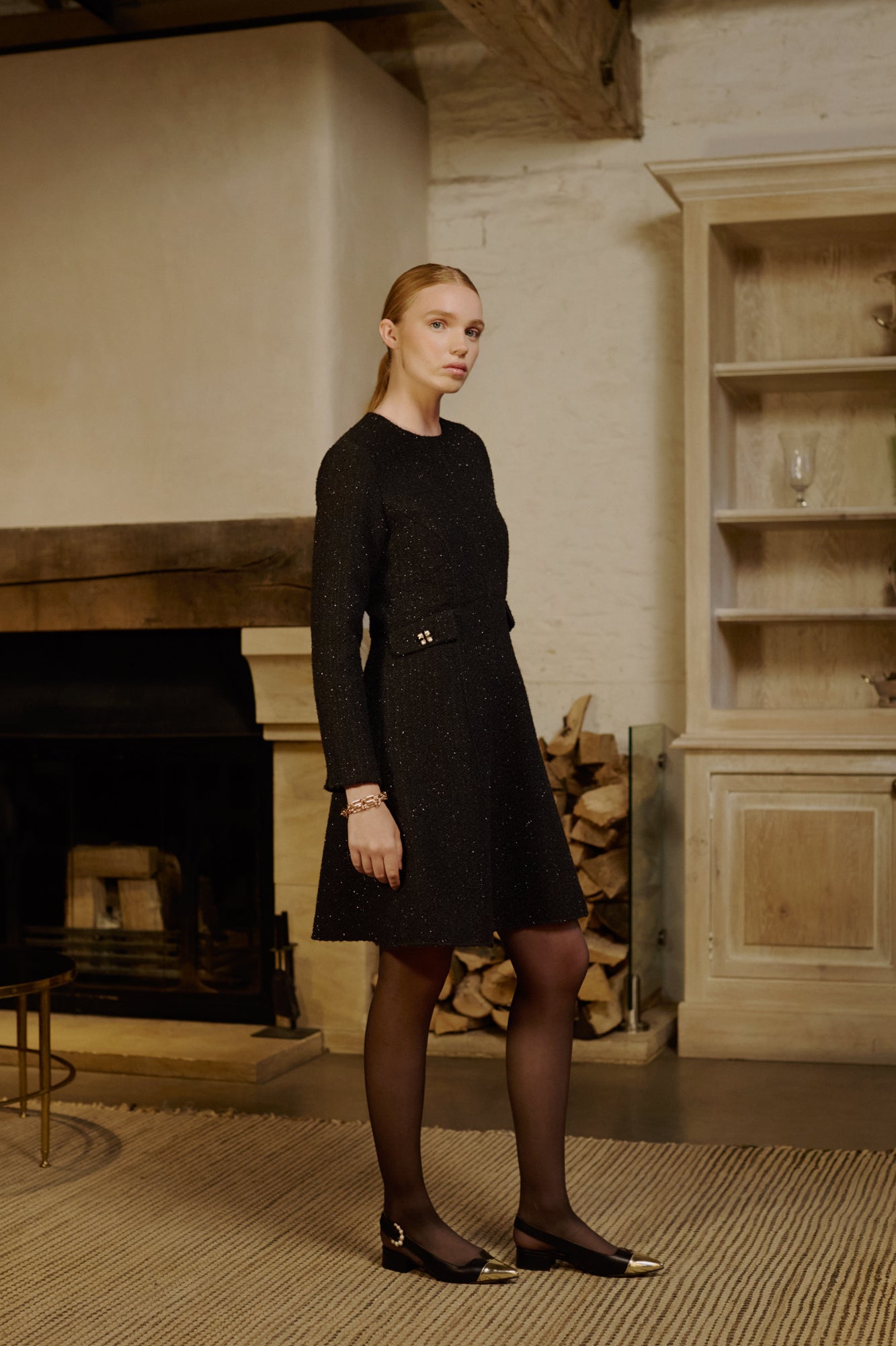 Constance Sparkle Boucle Dress