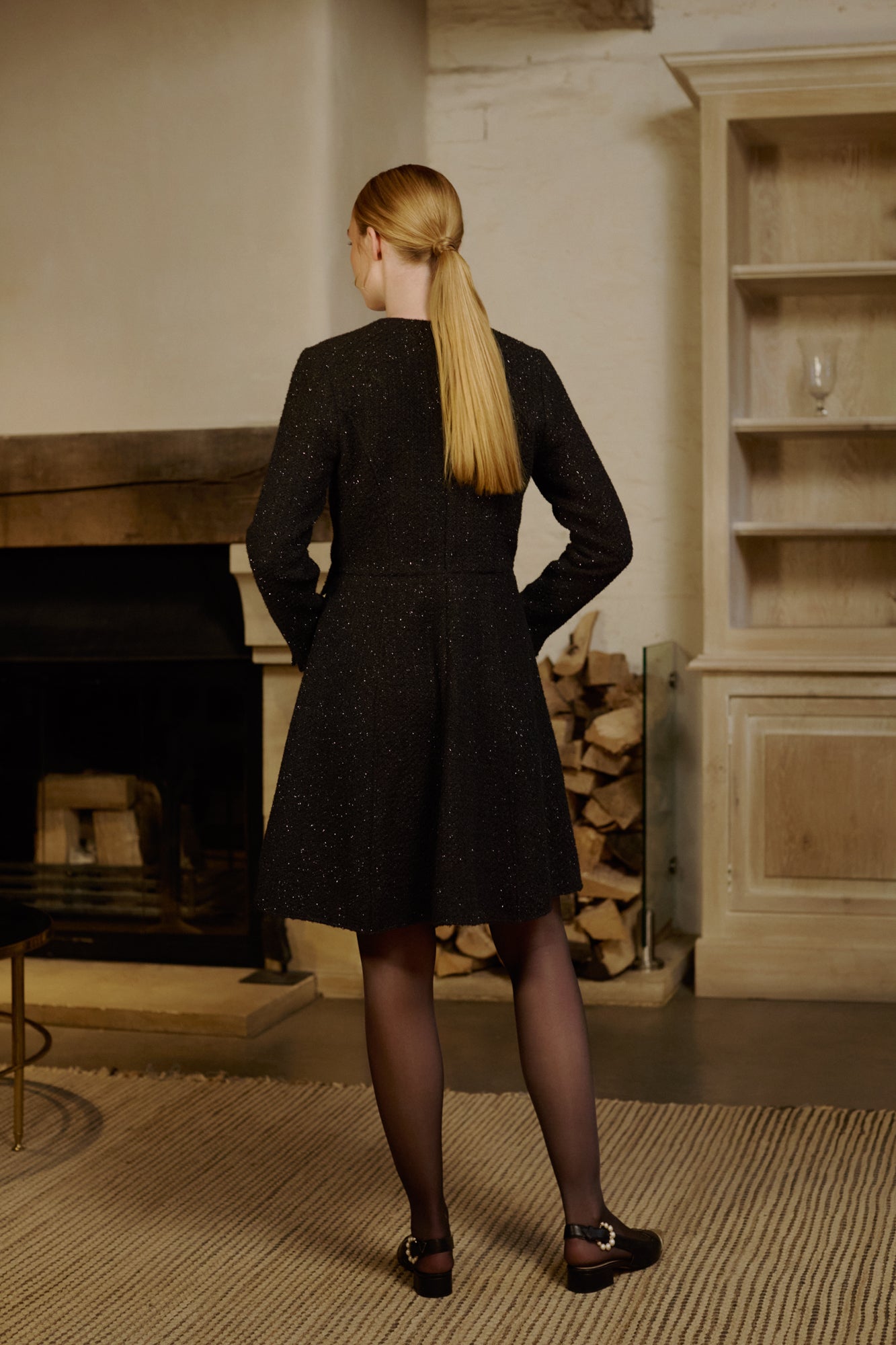 Constance Sparkle Boucle Dress