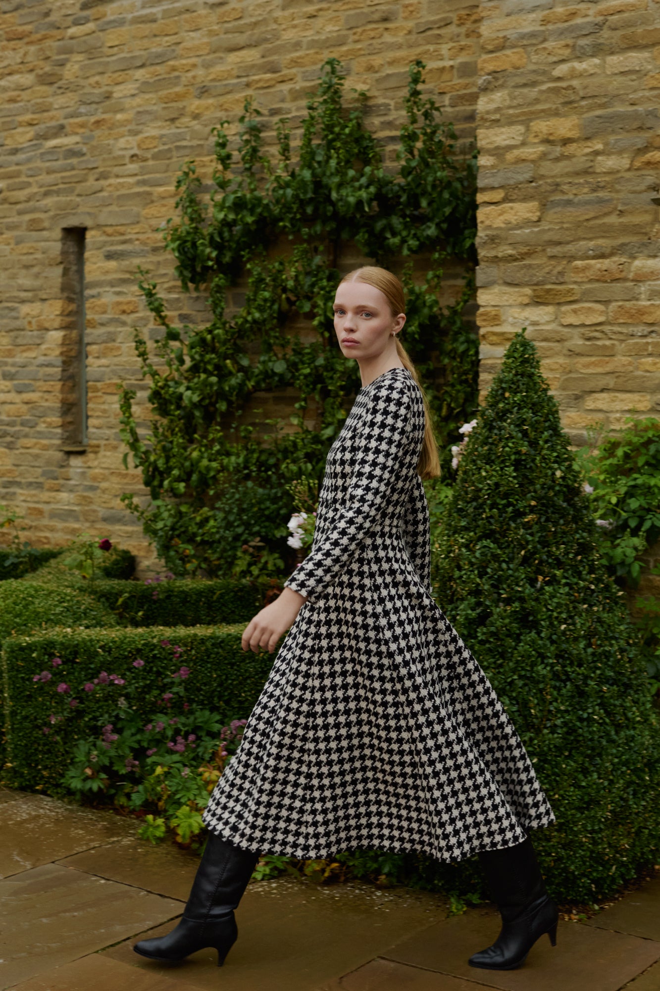 black houndstooth dress Black Houndstooth beebop & wally nyc