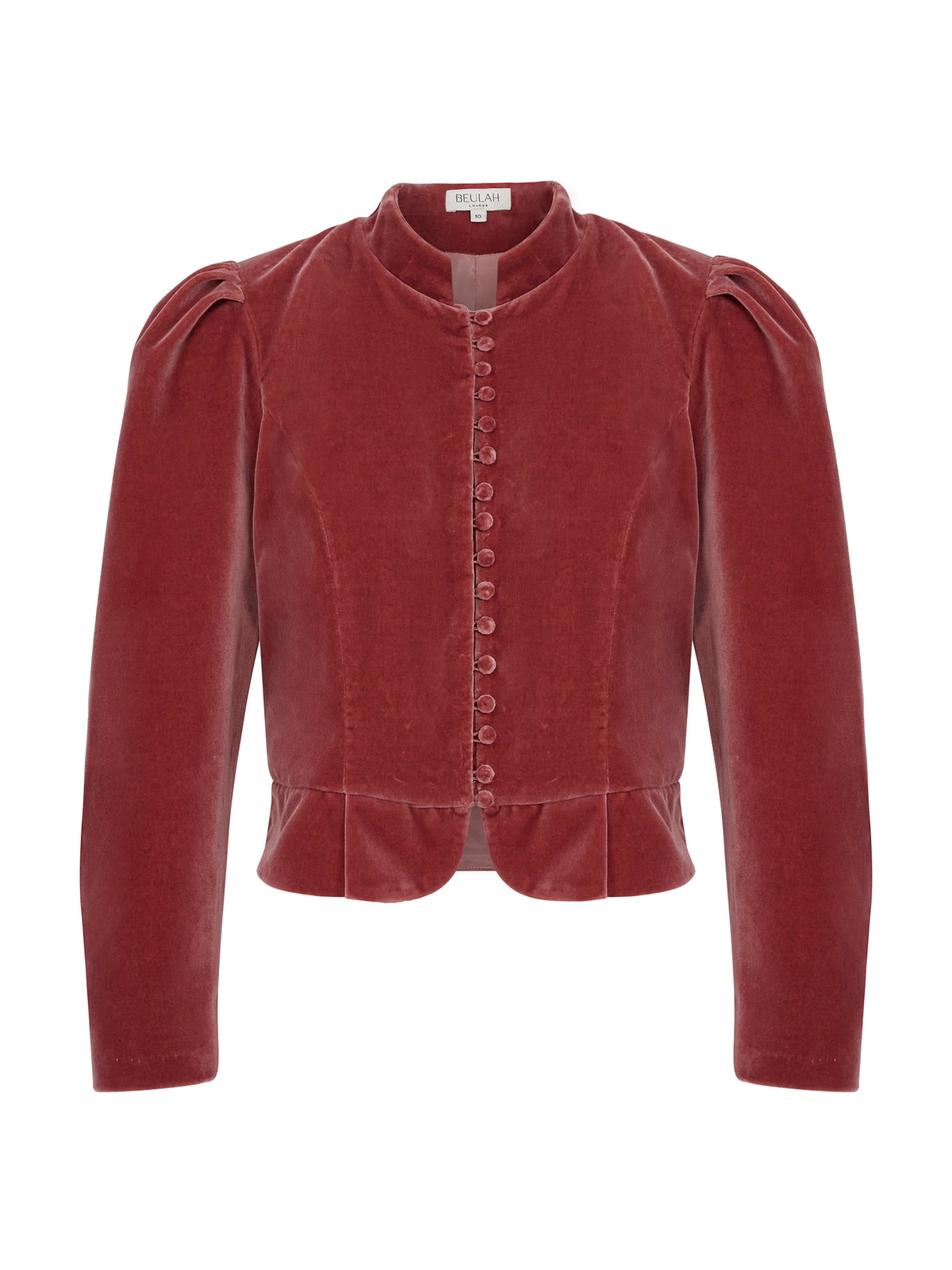 Carmen Pink Velvet Jacket