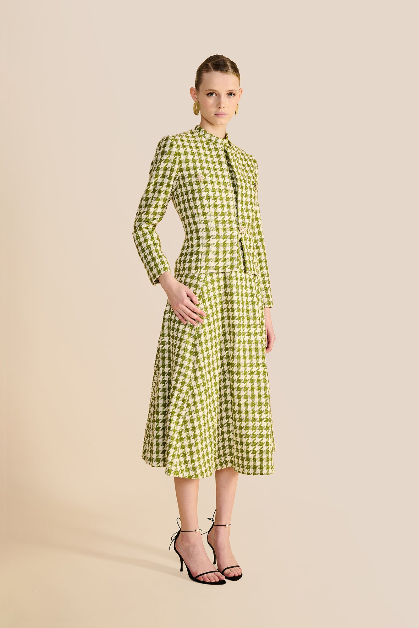Orin Houndstooth Dress