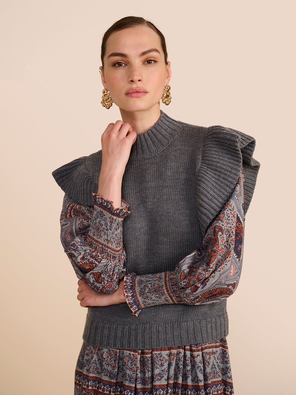 Clementine Grey Tabard