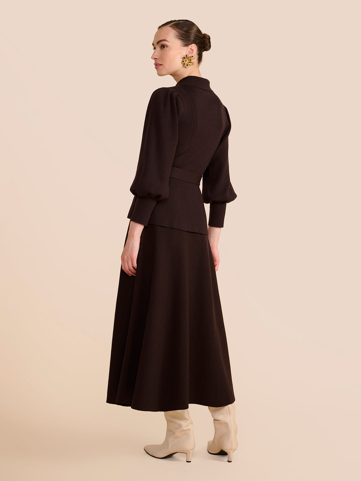 Eliza Chocolate Knit Skirt