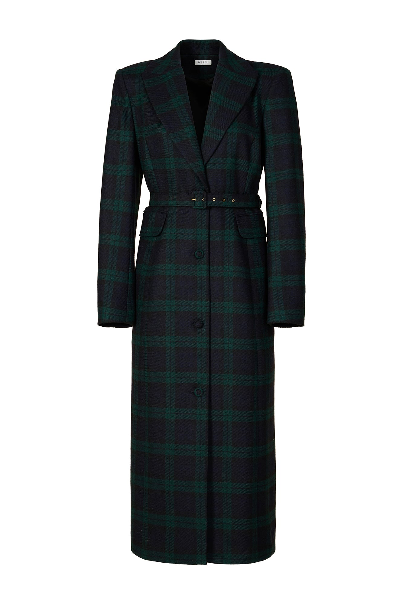 Cosmina Evergreen Tartan Coat