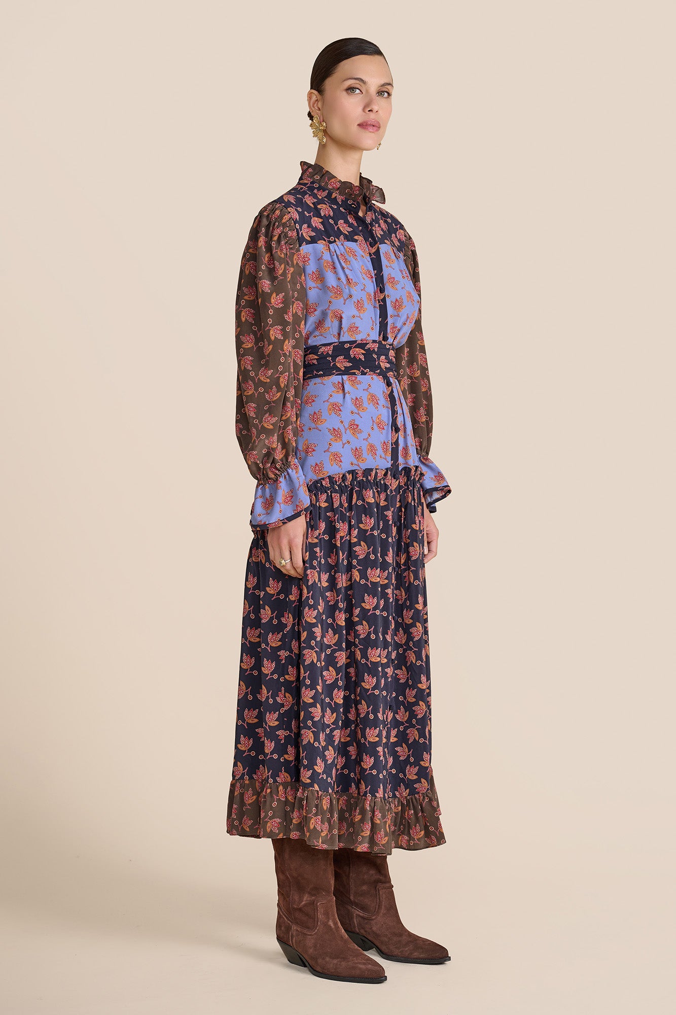 Darsha Multi Paisley Dress