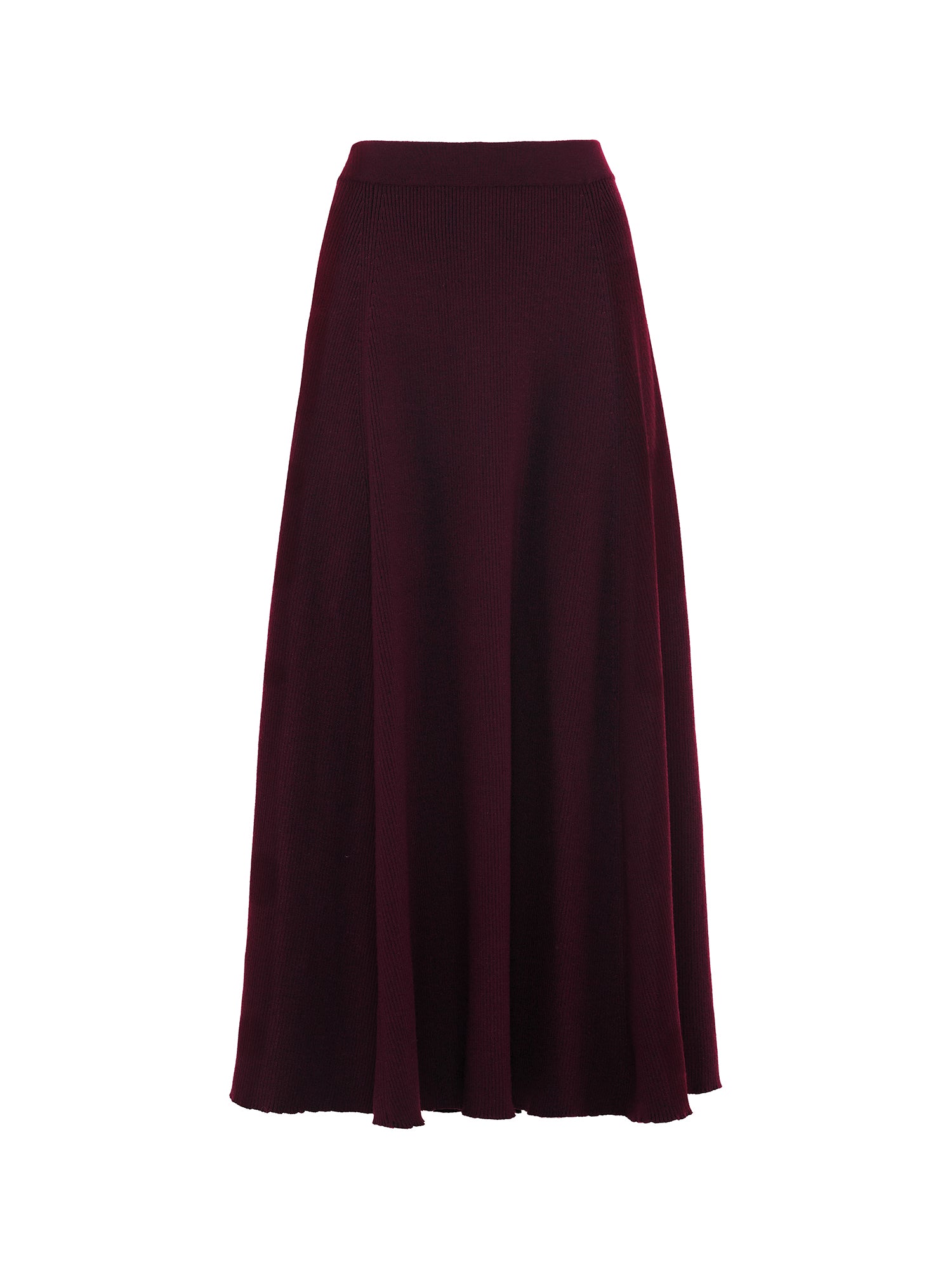 Eliza Knit Skirt Plum