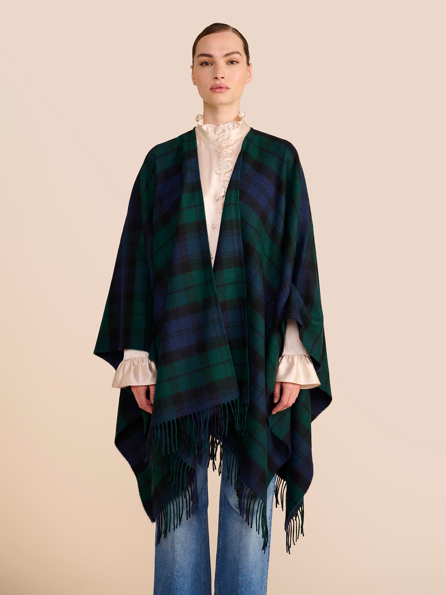 Tartan Evergreen Shawl