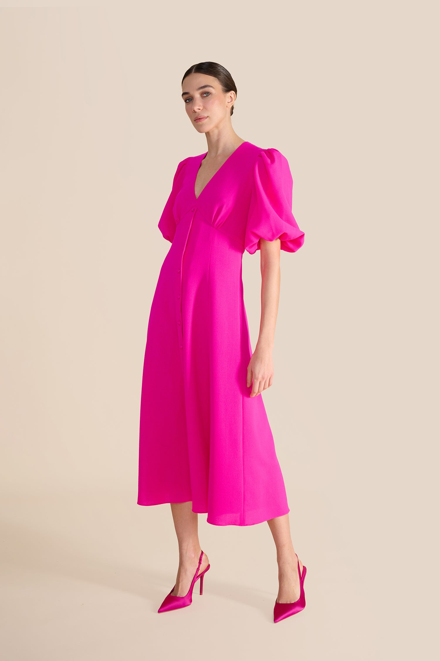 Francine Hot Pink Dress