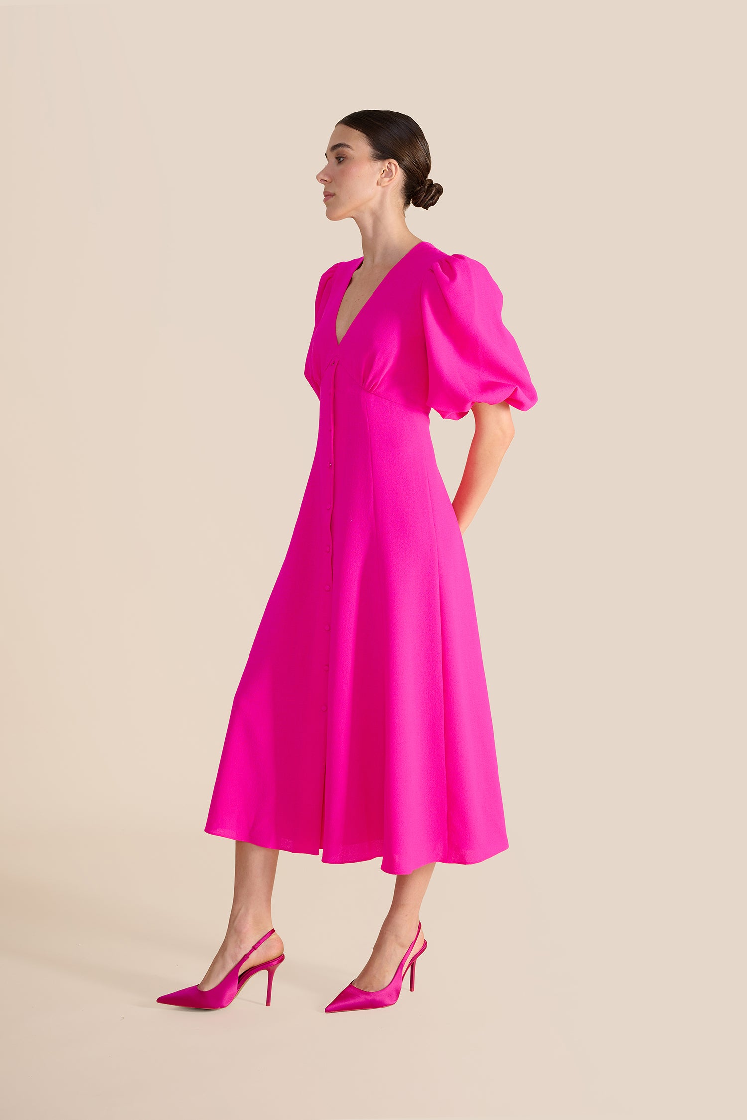 Francine Hot Pink Dress