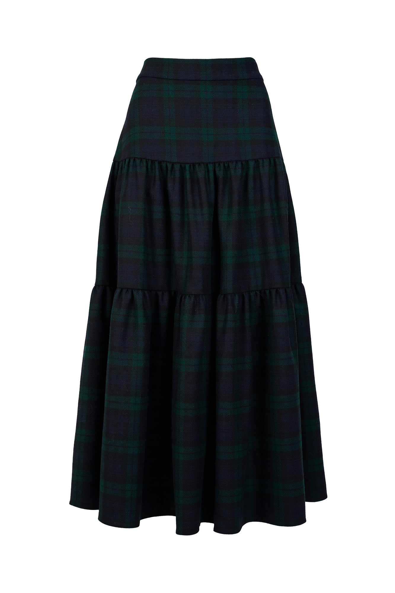Rosa Evergreen Tartan Skirt