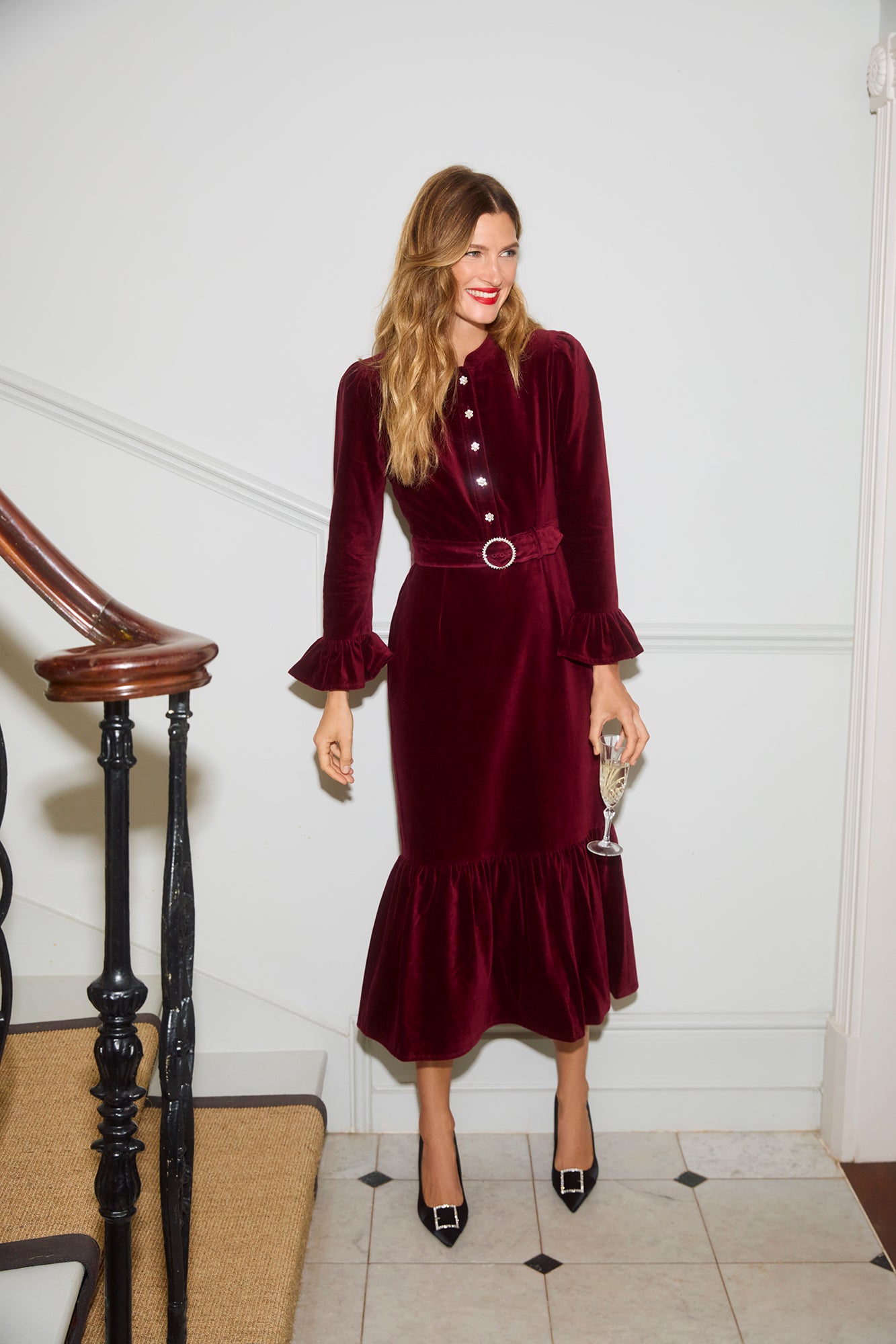 Juniper Burgundy Dress