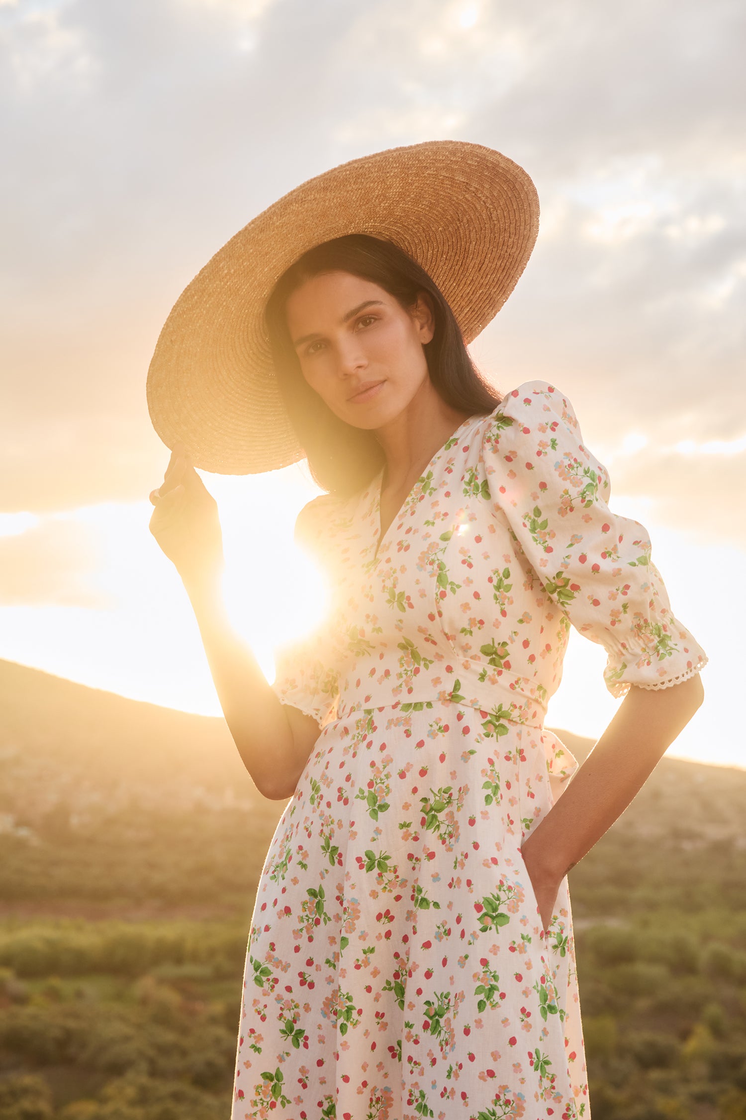 Flora Strawberry Dress