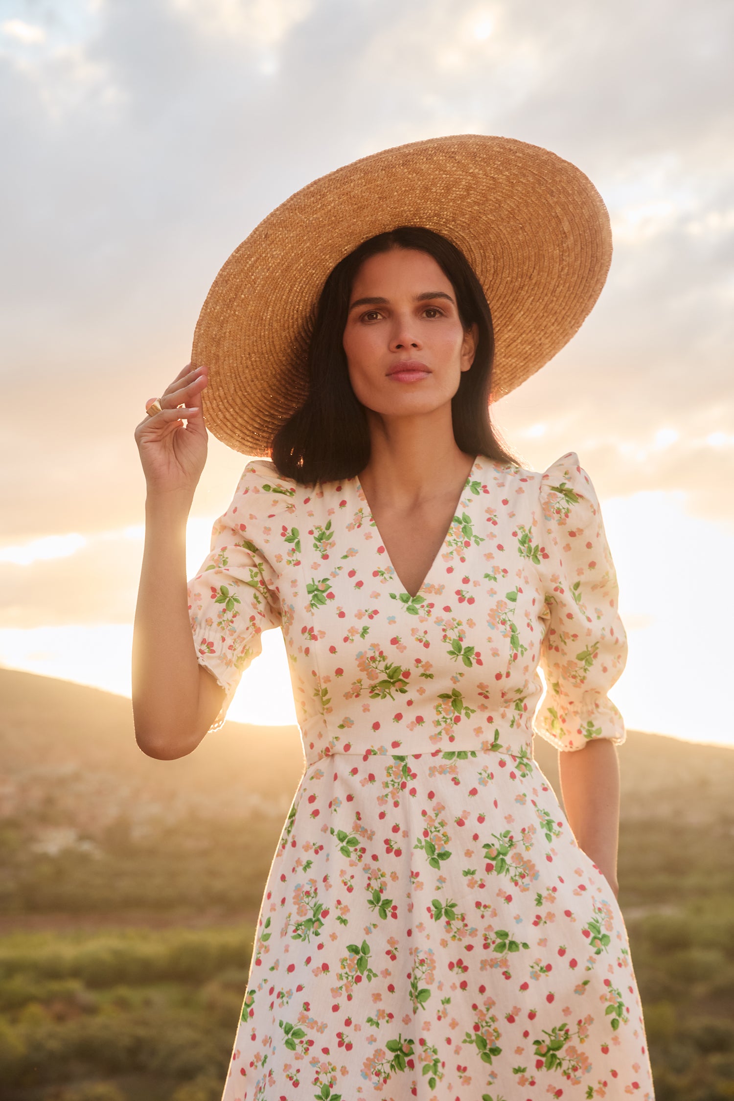 Flora Strawberry Dress