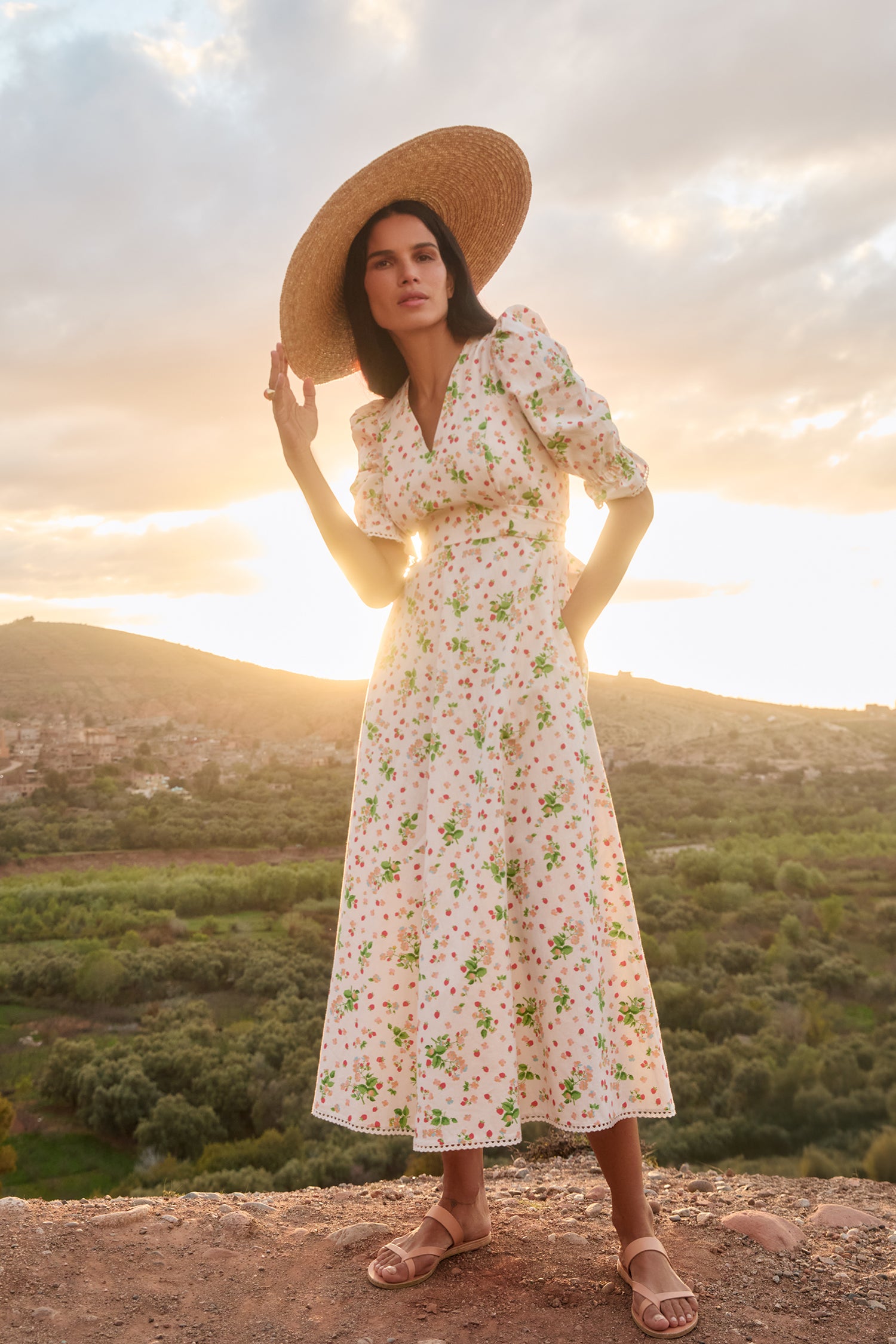 Flora Strawberry Dress