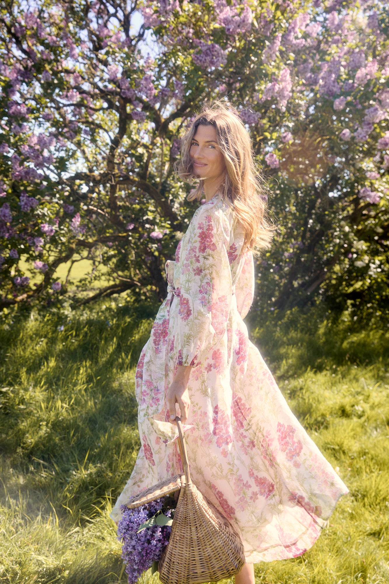 Mikela Delphinium Dress