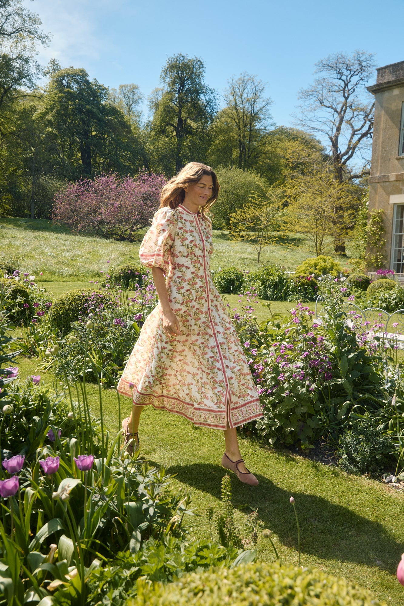 Raika White Geranium Dress