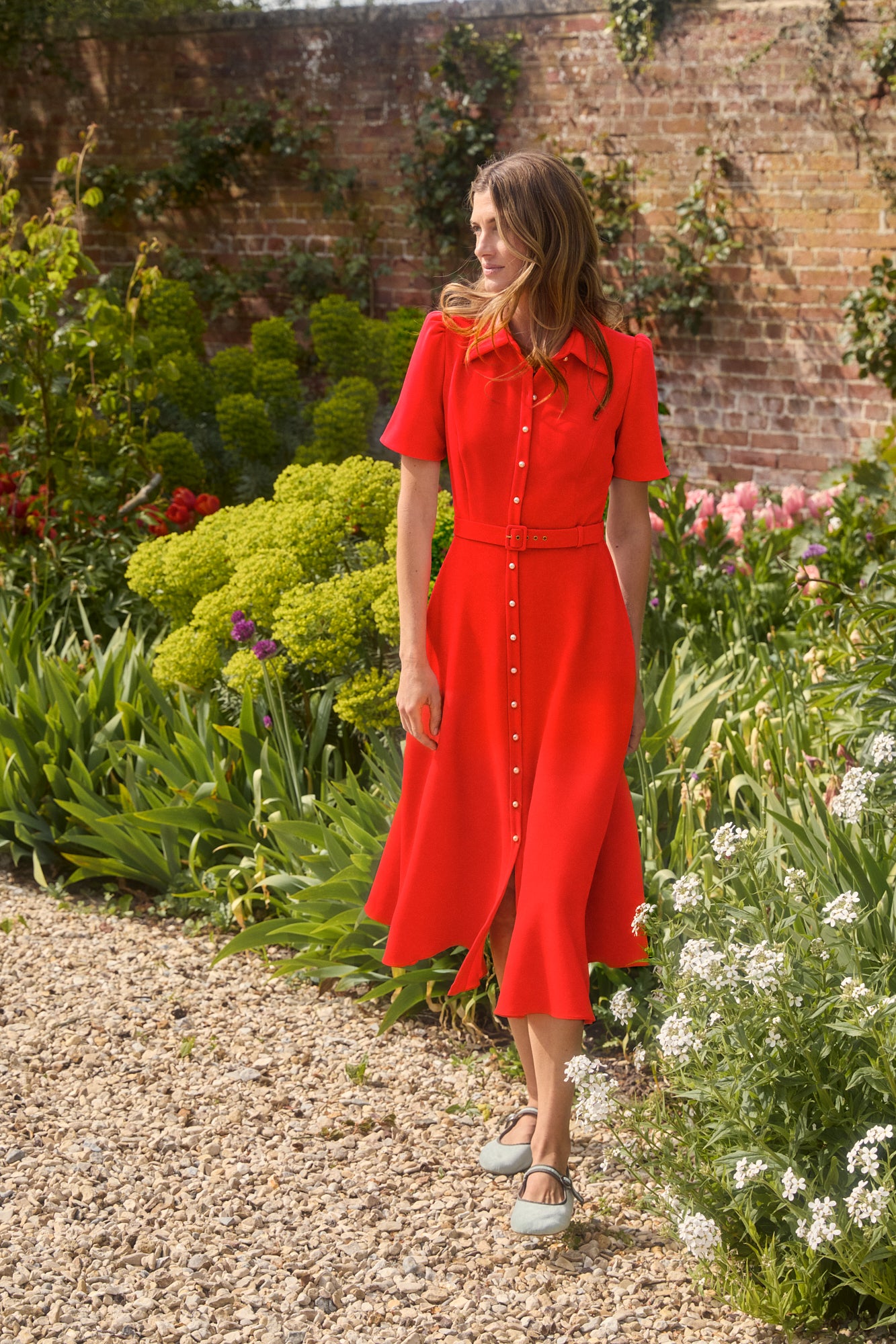 Violet Sunset Red Dress