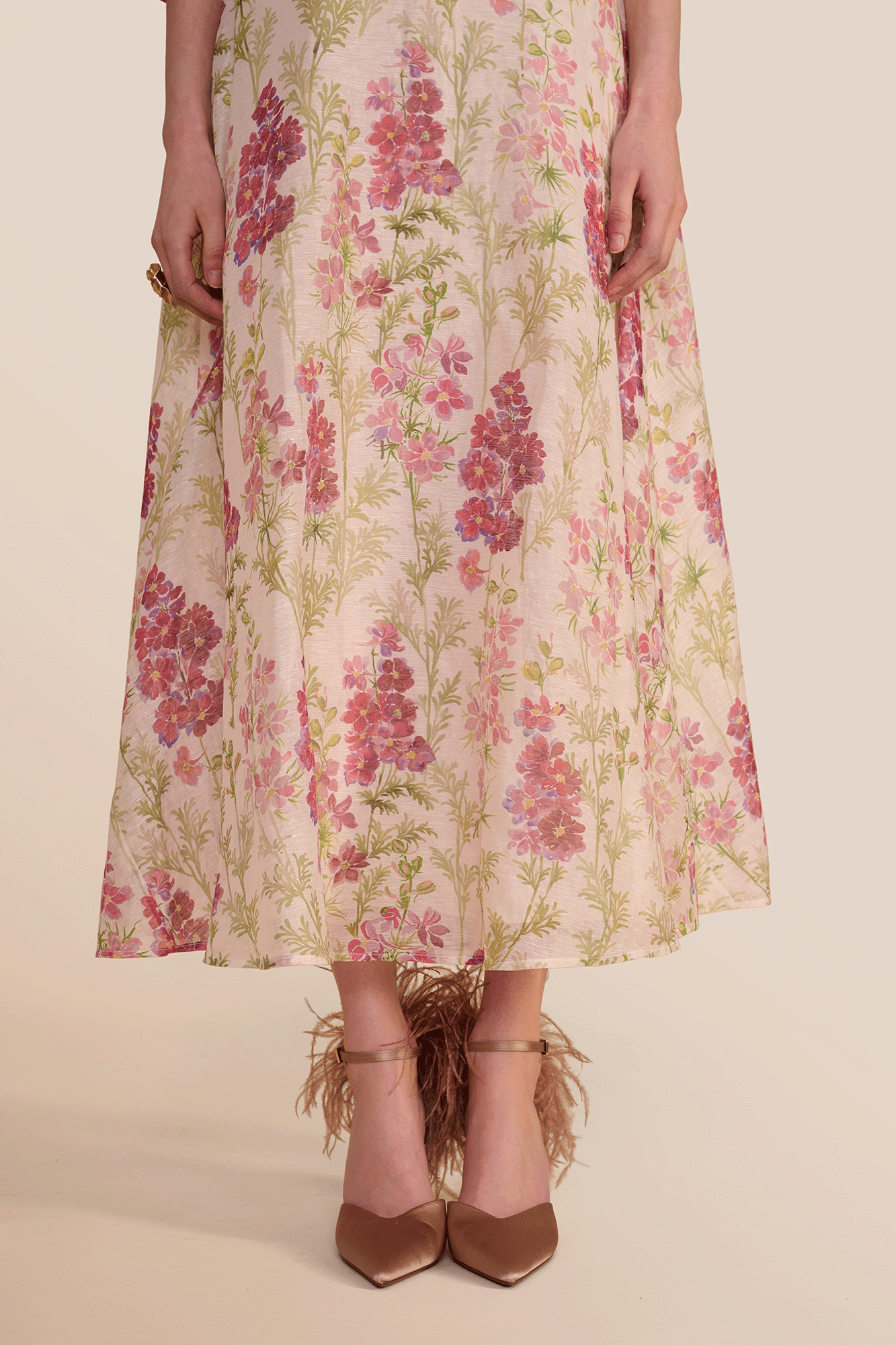 Mikela Delphinium Dress