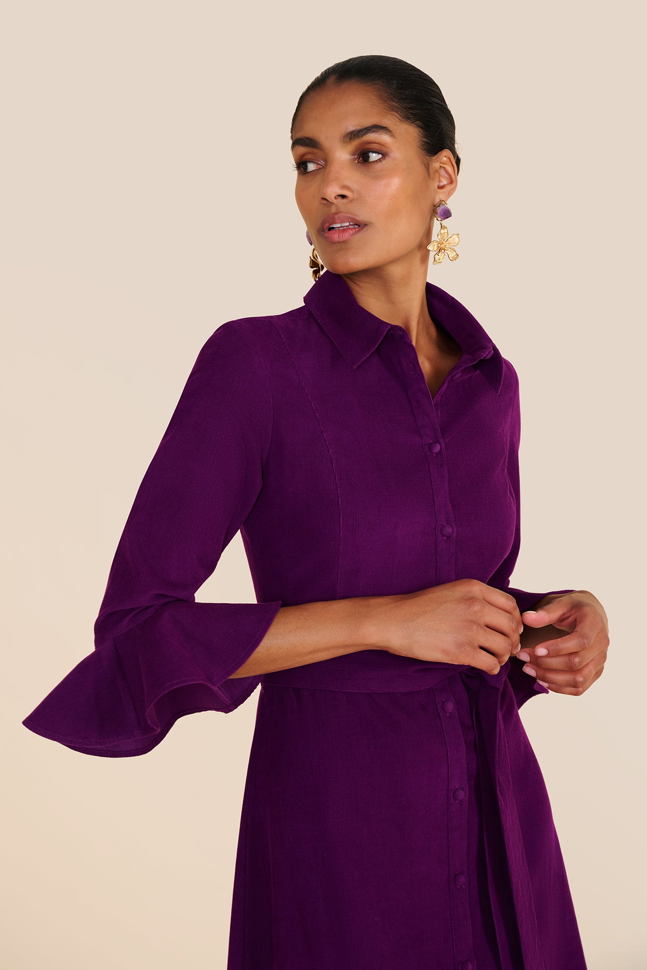 Nalini Purple Dress