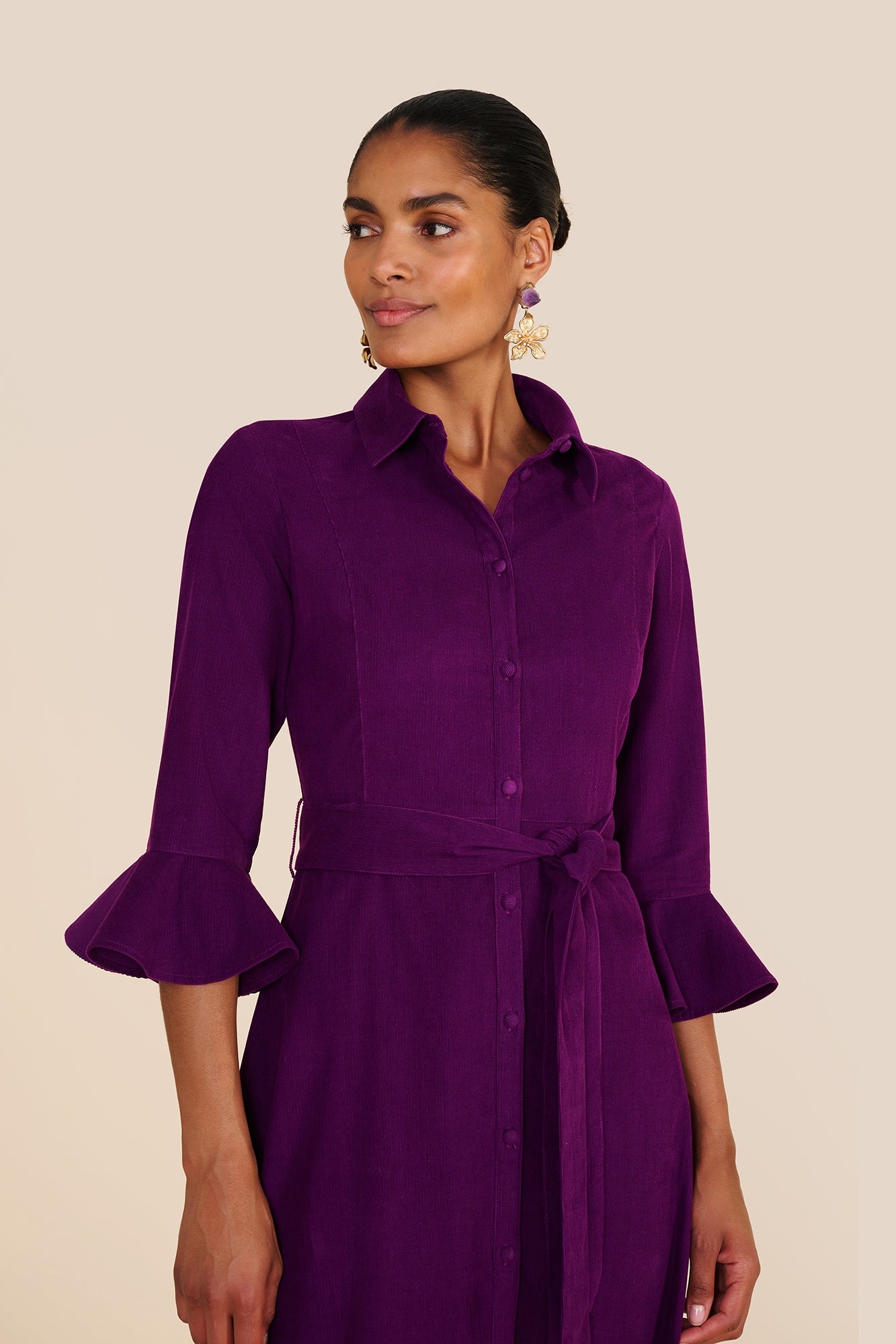 Nalini Purple Dress