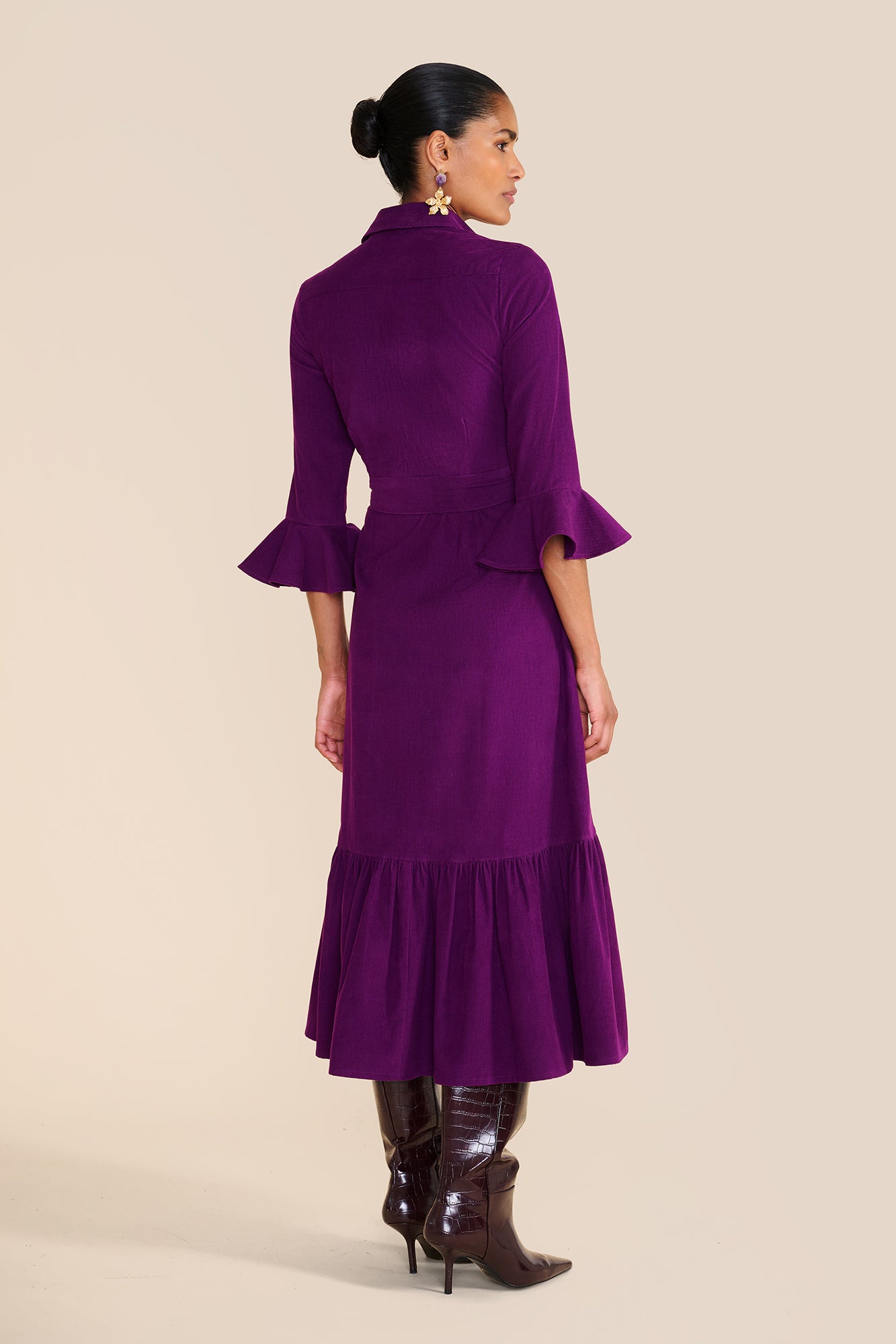 Nalini Purple Dress