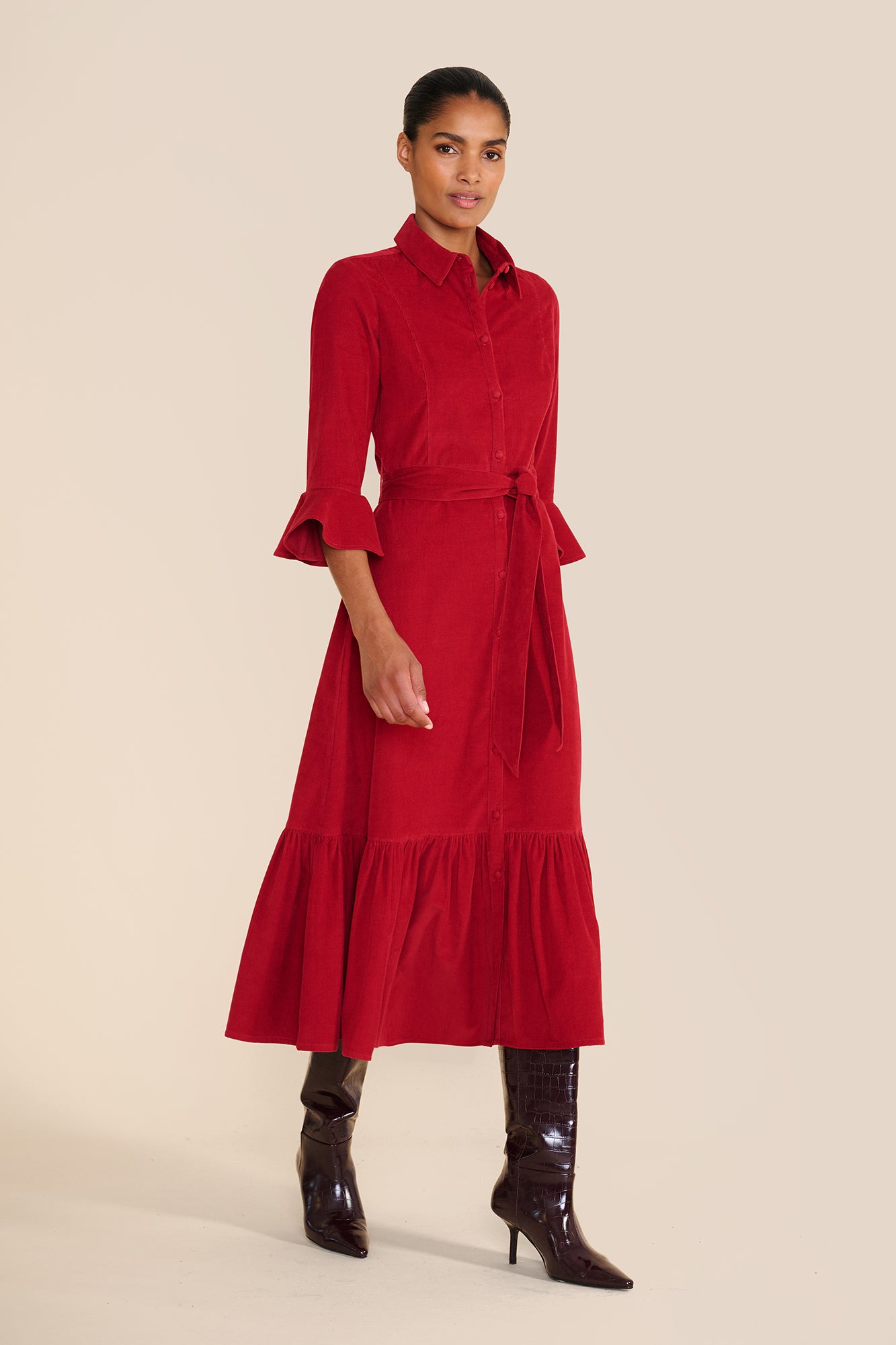 Nalini Red Dress