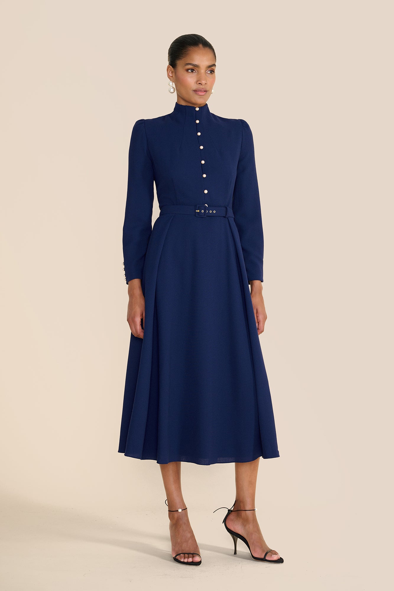 Nara Dress - Navy