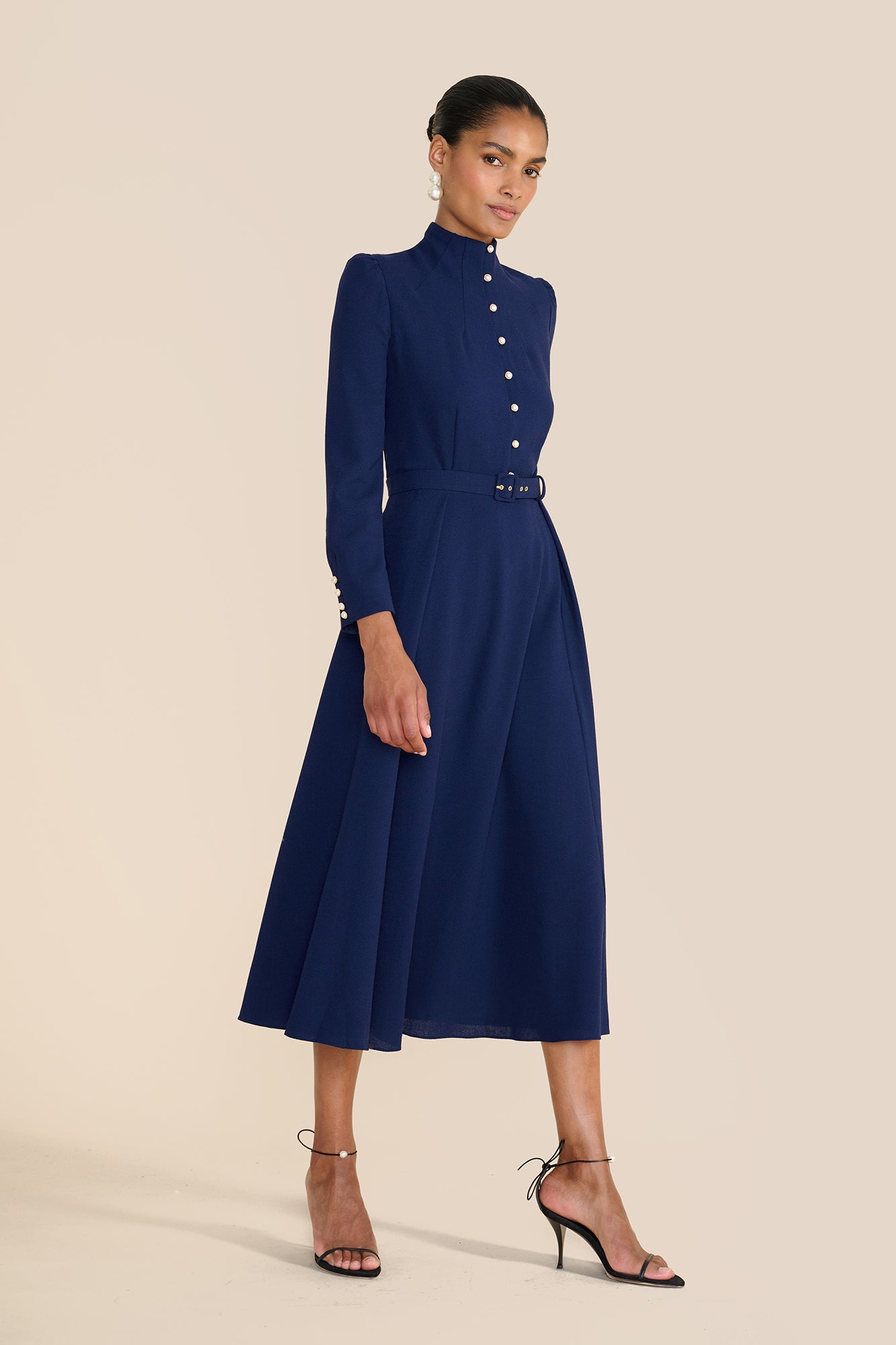 Nyra Navy Dress